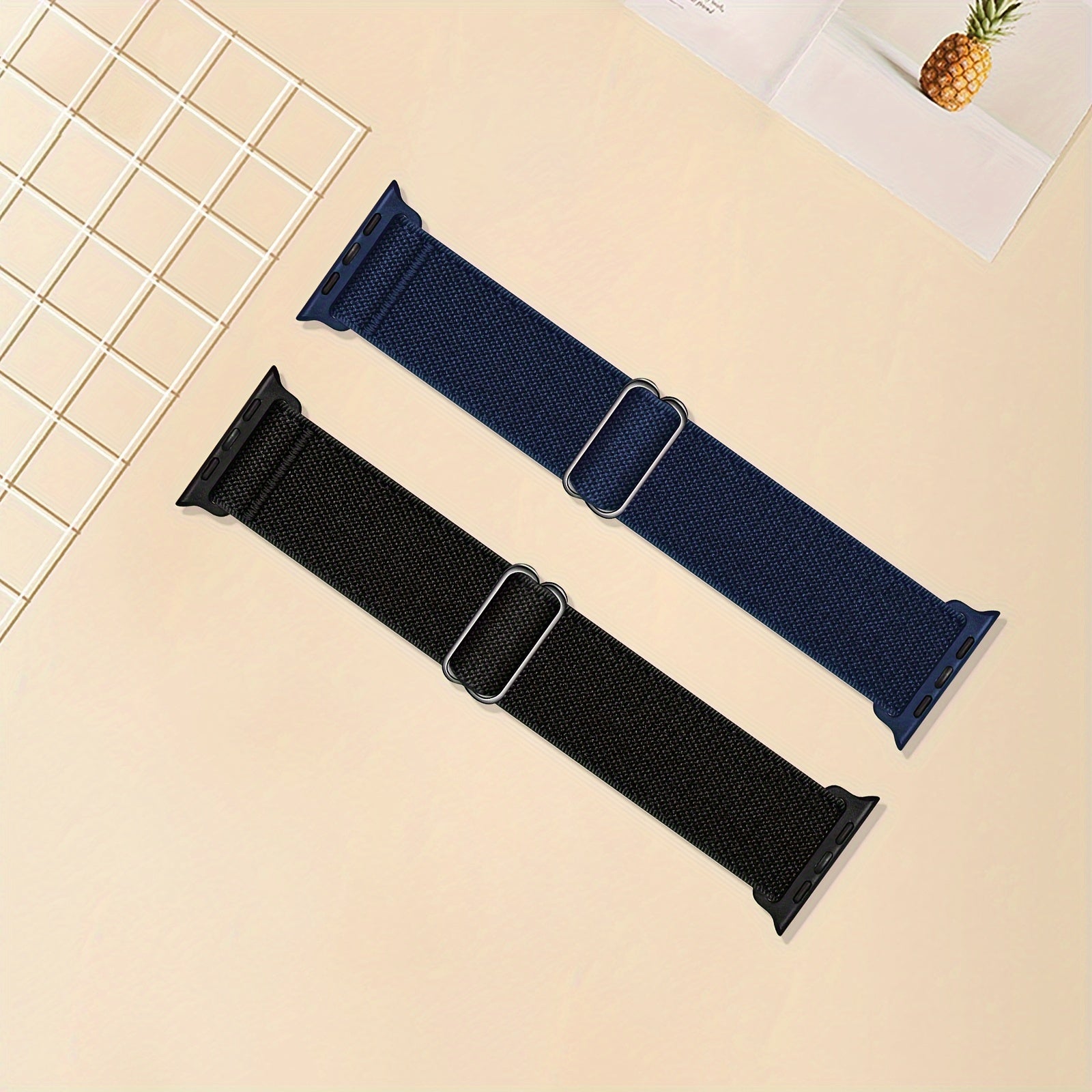 Stretchy Nylon Solo Loop Bands for Apple Watch Ultra 2 and Series 9/8/7/6/5/4/3/2/1 SE Men Women