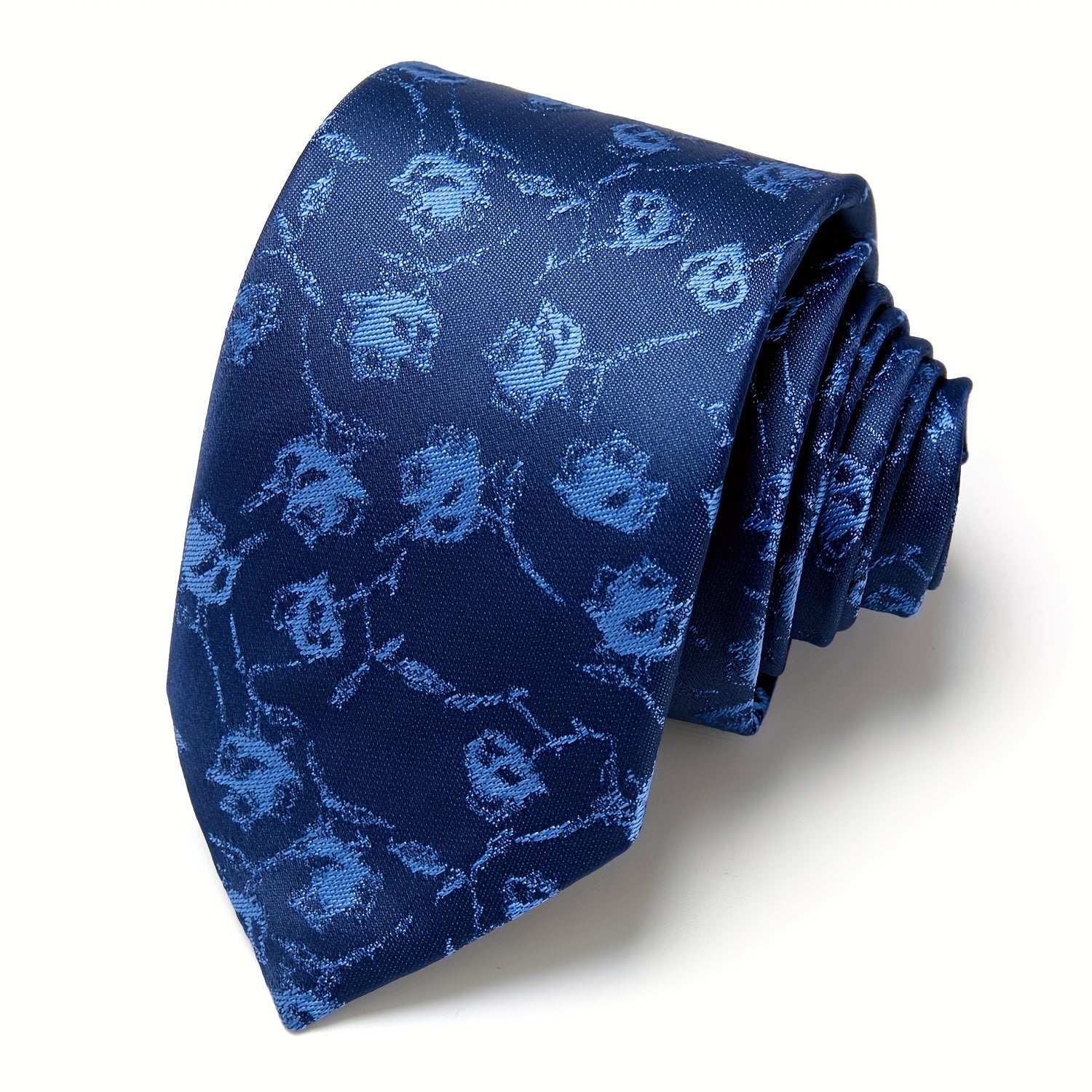 Men's Paisley Floral Necktie for Wedding and Office Wear