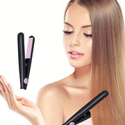 2-in-1 Mini Wave Style Curling Iron and Flat Iron Ceramic Hair Curler 110V 220V