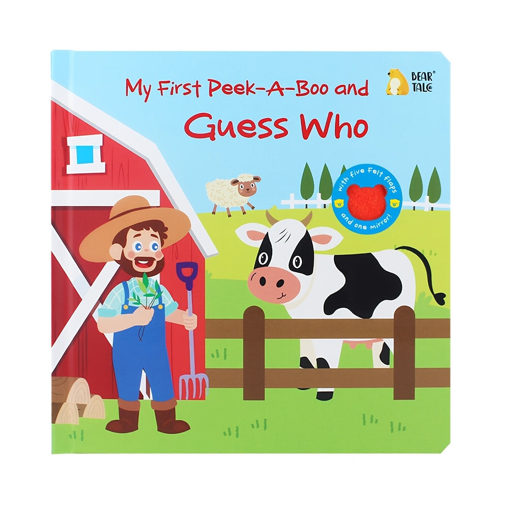 Children's Farm Animal Educational Book Hardcover for Ages 3+