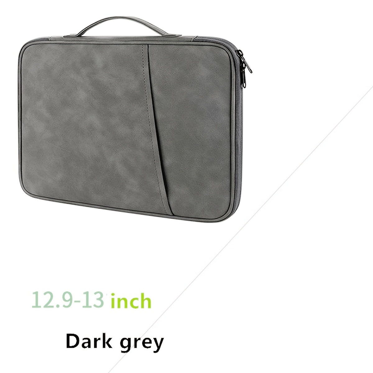 Nylon Laptop and Tablet Sleeve with Pockets for Office Supplies Up to 27.94 cm