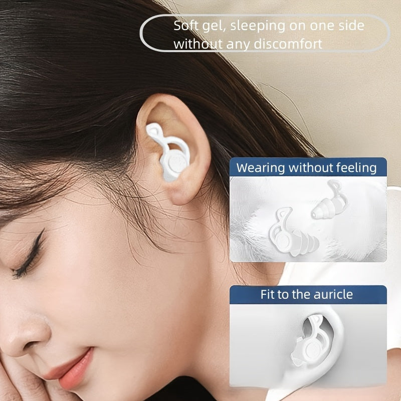 Reusable Sound Insulation Earplugs for Sleep Noise Reduction in Ear Canal