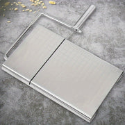 Cheese Slicer with Ergonomic Grip, Adjustable Thickness, Stainless Steel Wire, 5 Replacement Wires