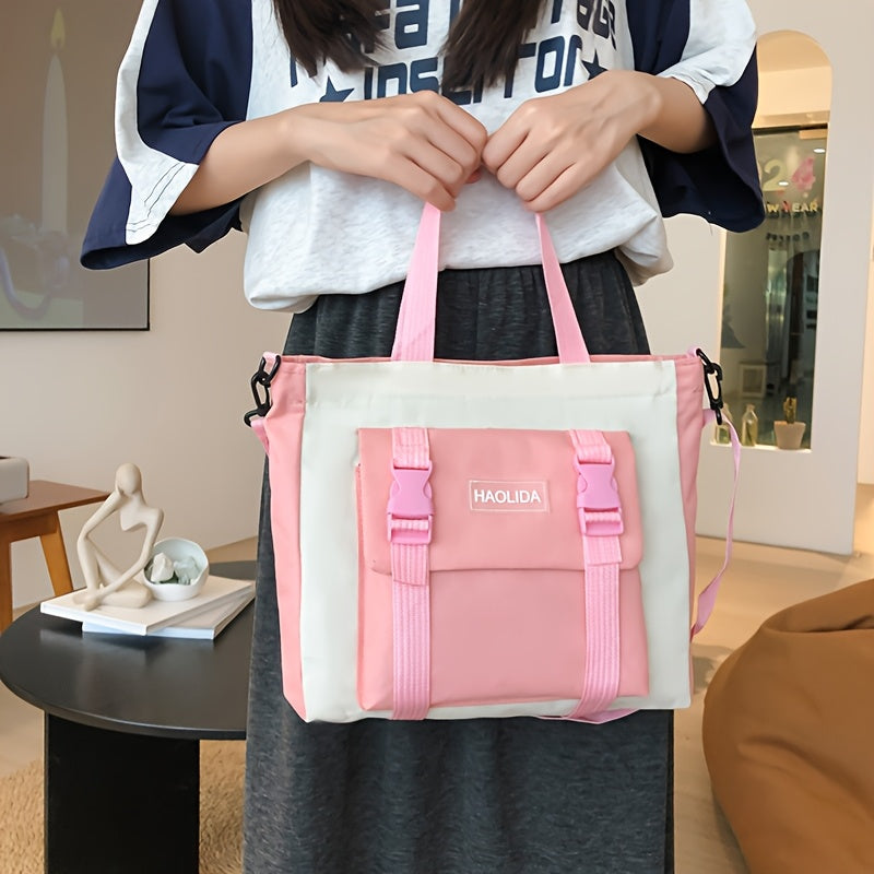 Random 5-Piece Insignia Backpack Set for Students Large Capacity Multifunctional Nylon