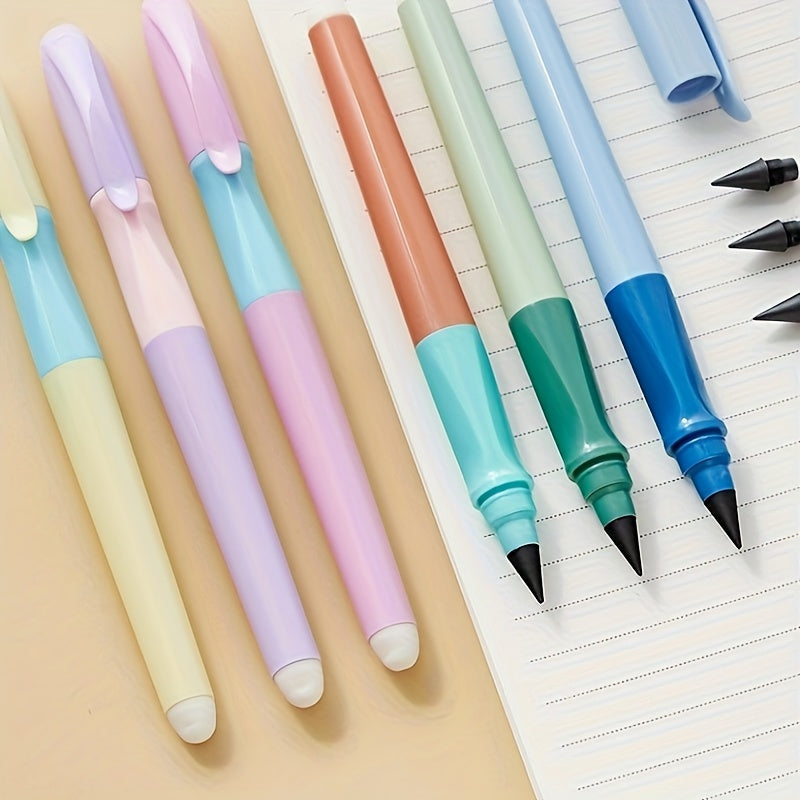 Пластиковые карандаши без острых концов с ластиком для рисования и письма 14+