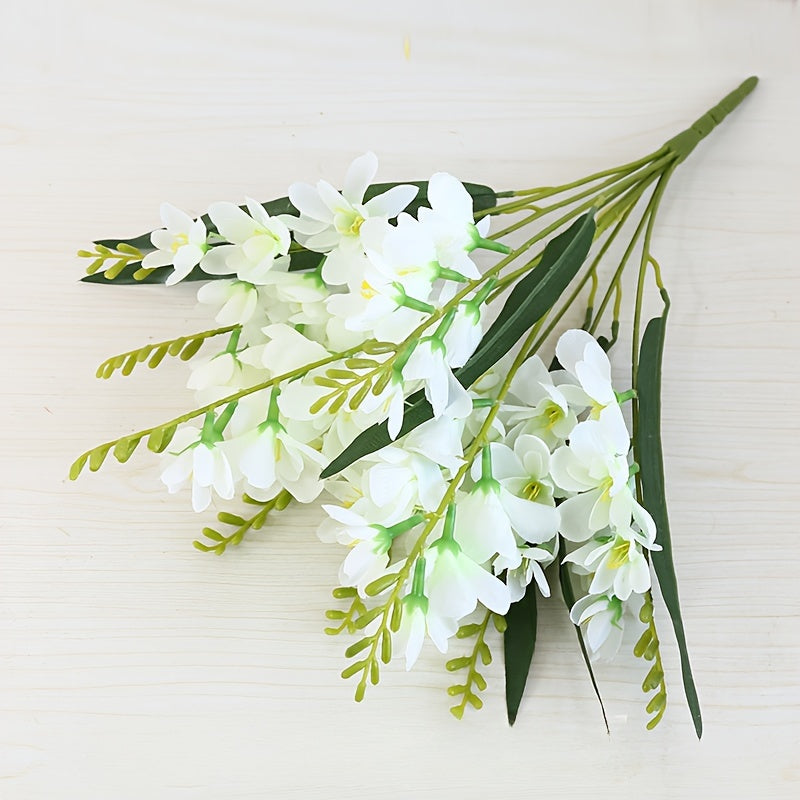 Стильный стебель орхидеи Фаленопсис 59,94 см - Идеально для свадеб, вечеринок и домашнего декора | Горшок не включен.