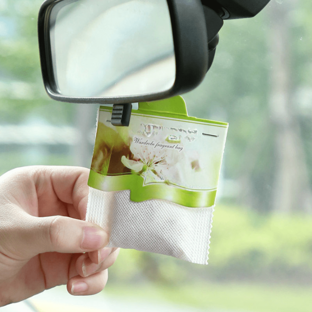 5pcs Lavender Osmanthus Scented Polyester Sachets Closet Car Bedroom Freshener Bags