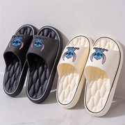 Ayollar uchun yopiladigan ichki choyshablar - yostiqlangan tag, multfilm tikilgan yuz, oq va binafsha