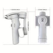 Mobile Phone Gimbal Handheld Stabilizer with Three-Axis Tracking and Live Video