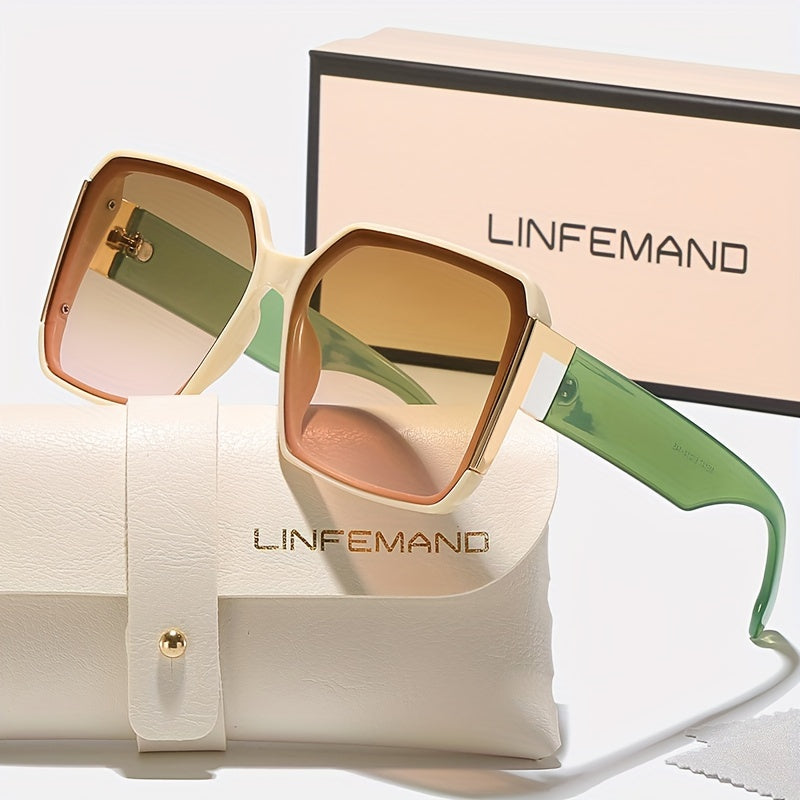 Большие рамки модных очков для женщин, солнцезащитные очки на открытом воздухе, ветронепроницаемые, для вождения, вечеринок, подарков