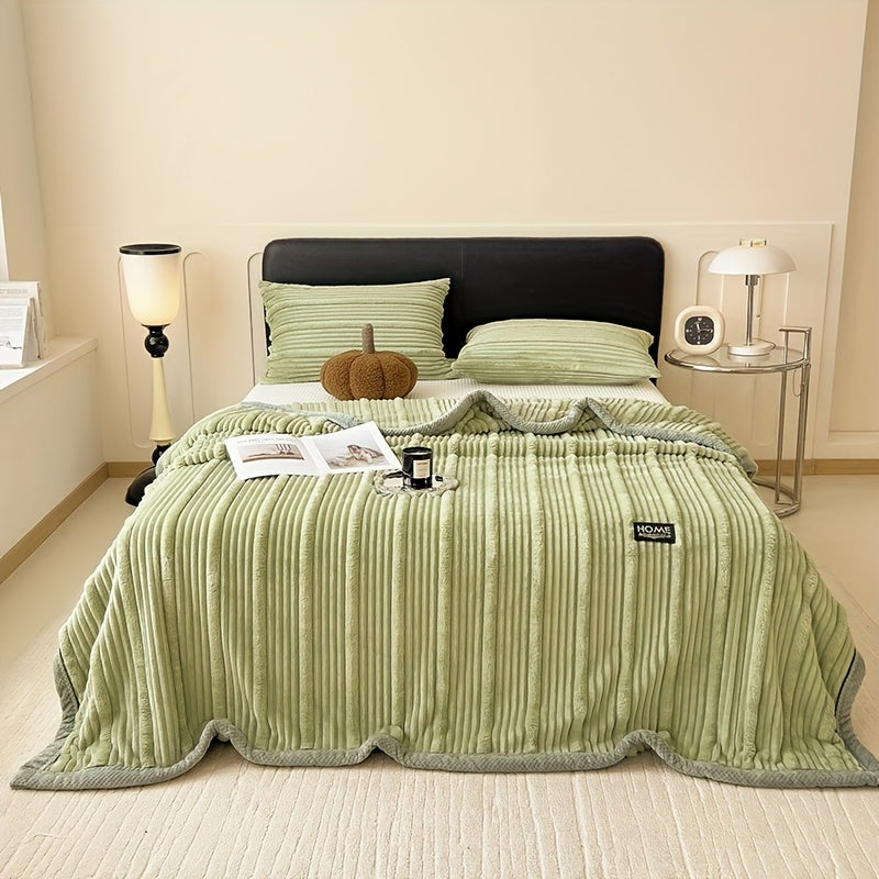 Faux Fur Throw Blanket Soft Warm Cozy for Couch Bed Travel All-Season Gift