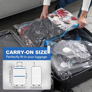 Vacuum Storage Bags Set of 8 with Hand Pump Compression Bags for Clothes