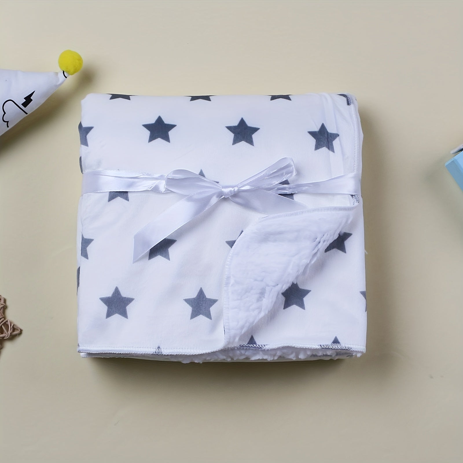 Baby Sherpa Fleece Blanket with Cartoon Print for Infants and Toddlers