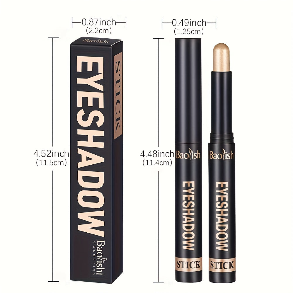 Women Multi-Color Matte and Shimmery Eyeshadow Stick Set Long-Lasting