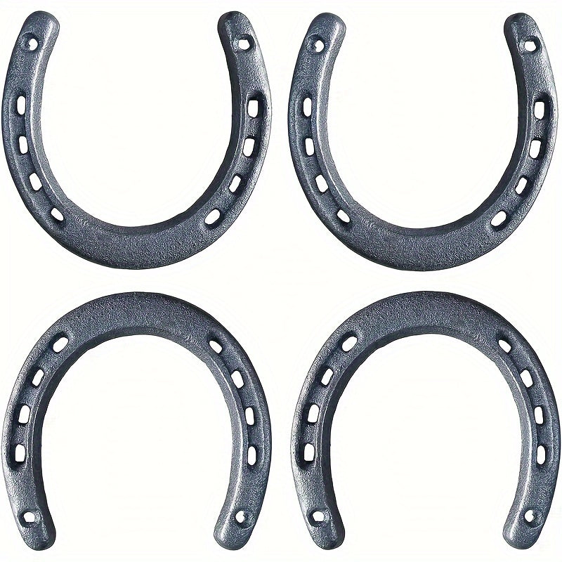 Set of 2 Cast Iron Horseshoe Crafts for DIY Projects