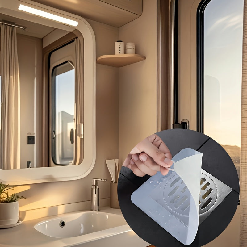 Silicone Floor Drain Cover Bathroom Anti-Smell Sewer Sink Protector