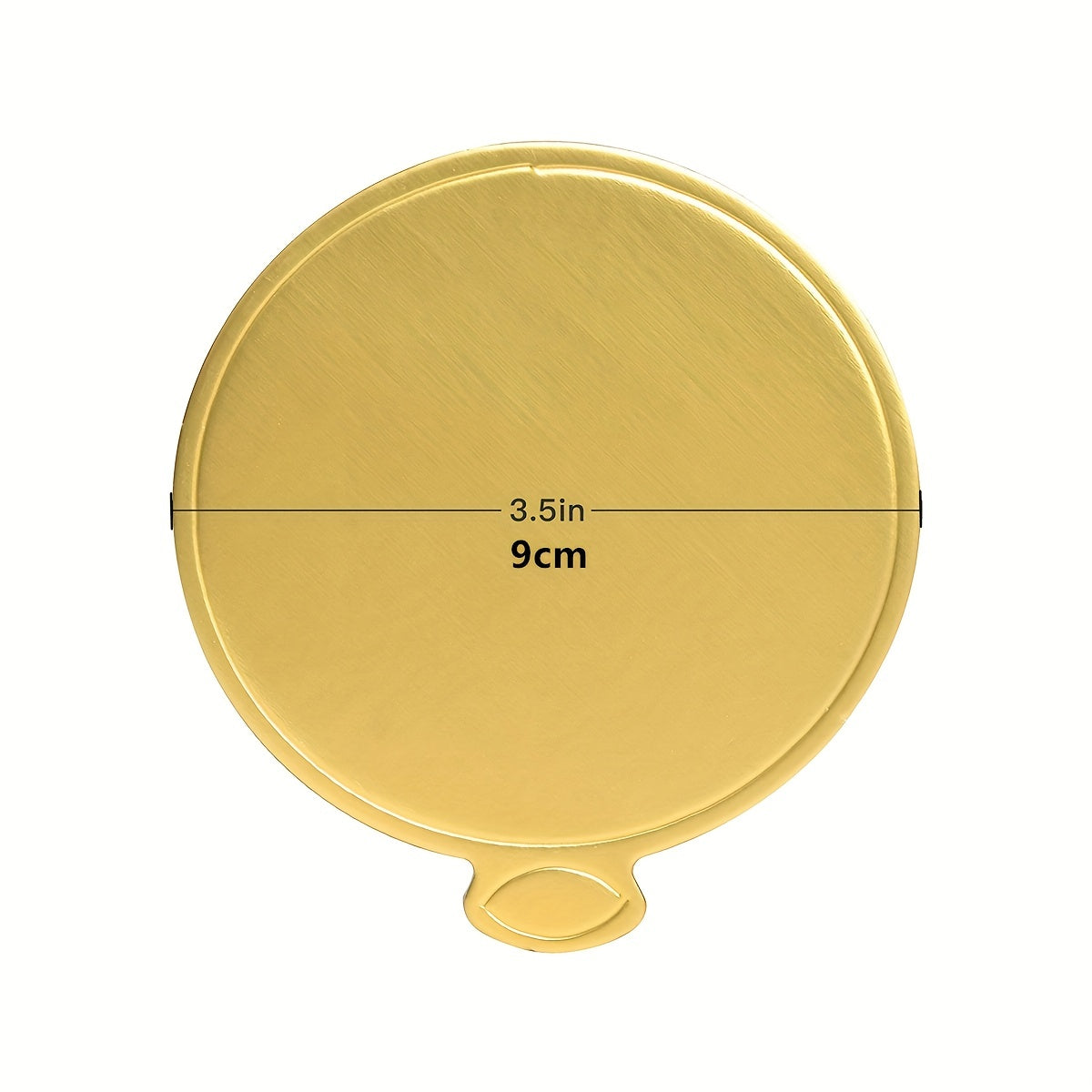 Round Cake Boards 50/100pcs Golden Cardboard Mini Cake Bases for Desserts and Party Displays