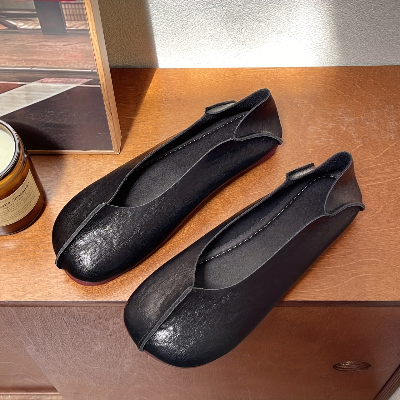 Women’s Slip-On Loafers Casual Shoes Black Brown Tan All-Season Comfort