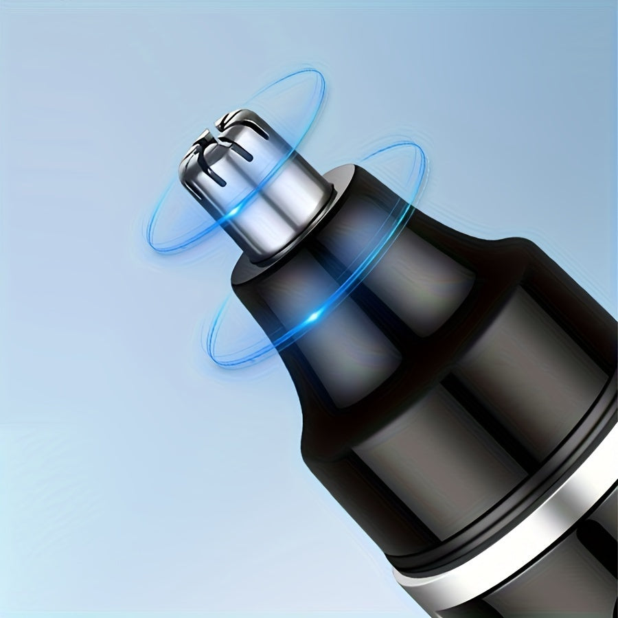 Компактный электрический триммер для носа и ушей, безболезненный, USB-заряжаемый, для мужчин и женщин