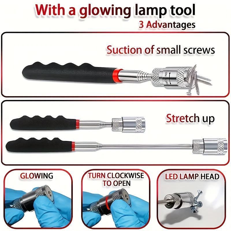 Set of 4 Automotive Electronic Maintenance Tools Precision Pick Hook Scraper Non-Slip