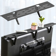 Oson o'rnatiladigan zamonaviy metall televizor ustki javoni, burgusiz o'rnatish, kompyuter, set-top box, router va monitorni uyda va ofisda tartibga solish uchun ko'p funksiyali saqlash javoni, joyni tejash uchun qulay yashash xonasi aksessuari.