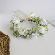 Bayramlar va yozgi partiyalar uchun ayollar moda aksessuari uchun faux gulchambar qiroli