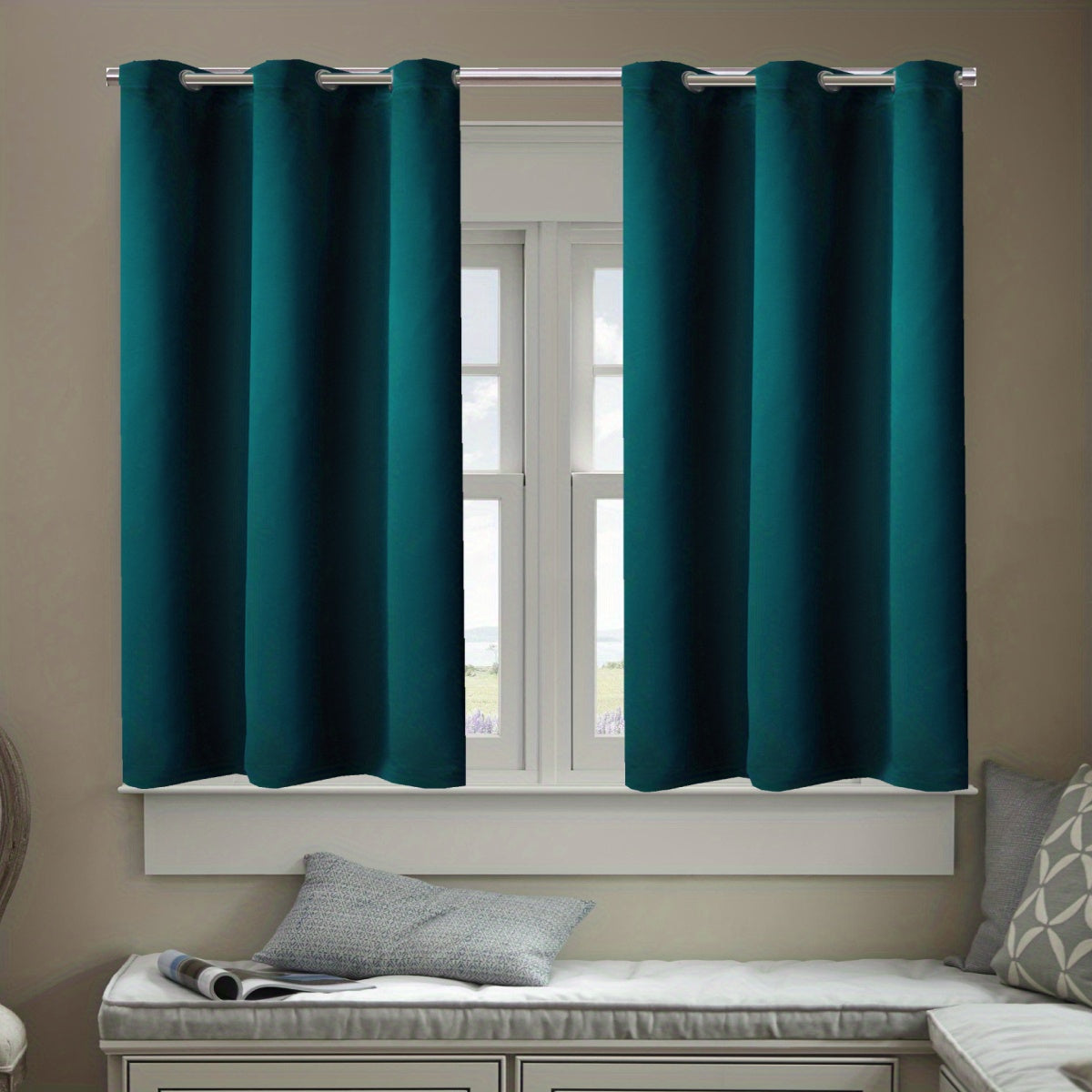 Heat Insulation Window Films Set of 2, UV Protection, Glare Reduction, Privacy