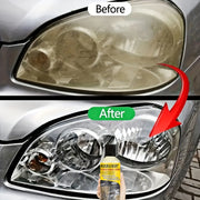 Kit de pasta para reparación de faros de coche para luces borrosas, oxidadas o amarillas
