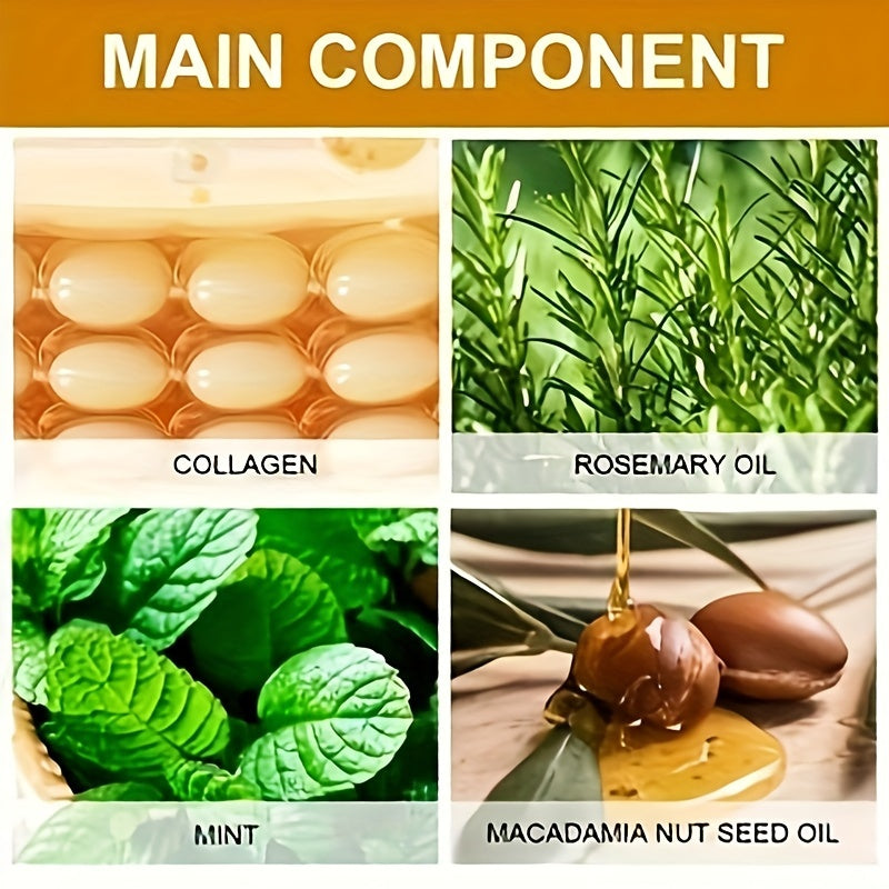 Collagen Hair Mask for Dry Frizzy Hair 100g Moisturizing Treatment with Glycerin