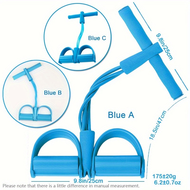 Домашний тренажер для педалирования для похудения талии, устройство с пеной для натяжения, уличное фитнес-оборудование, фиолетовое