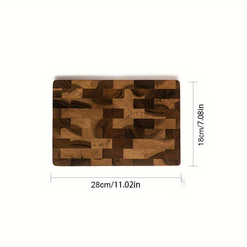 Премиум разделочная доска из акации - двусторонняя для мяса, сыра, хлеба, овощей и фруктов - безопасна для продуктов, идеально подходит для кухни и выездных мероприятий