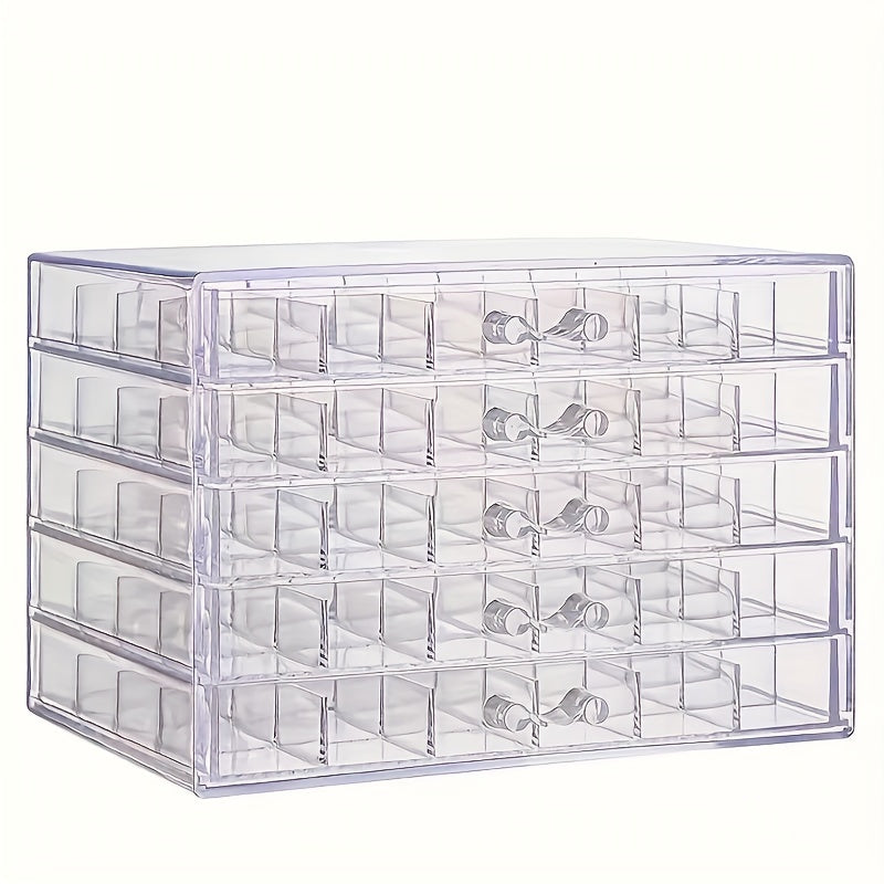 Acrylic Jewelry Organizer with Drawers for Rings Earrings and Necklaces Spacious Storage