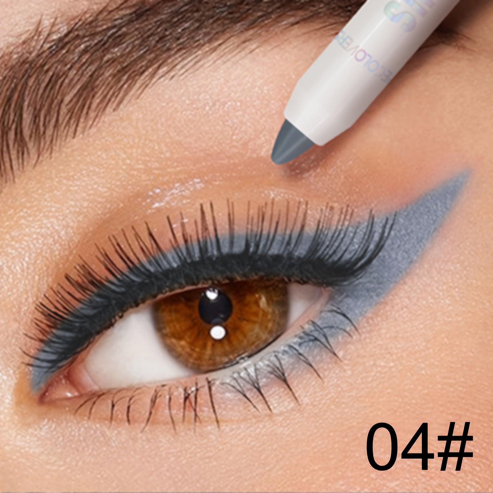 Women Waterproof Eyeshadow Stick Long Lasting Shimmer Matte Neutral Brown 9 Colors