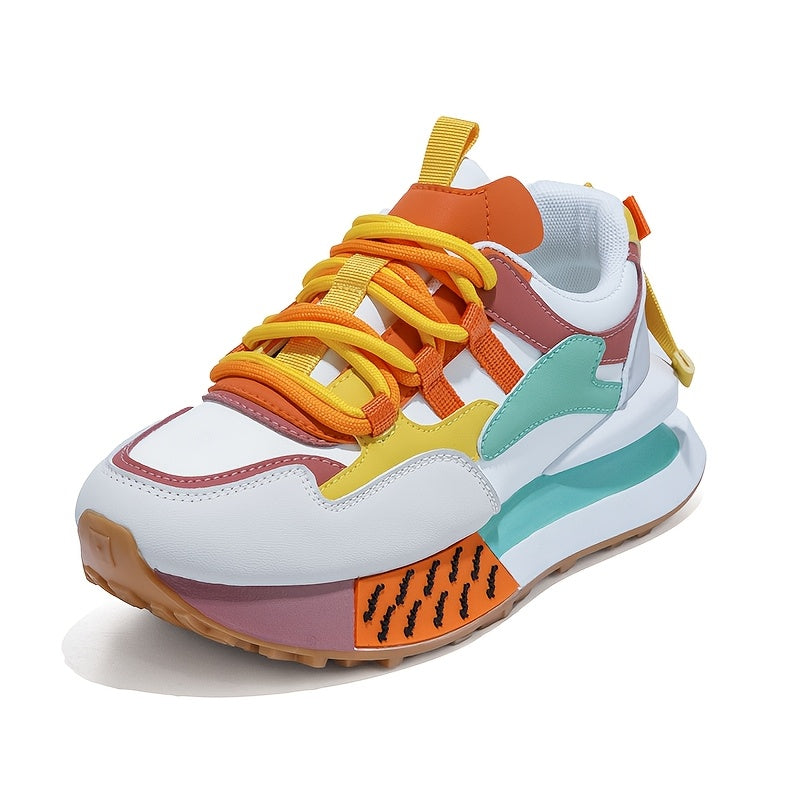 Women's Colorful Casual Sneakers Breathable Fabric Non-Slip Sole