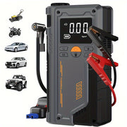 Portable Wireless Car Emergency Starter with Tire Inflator LED Flashlight and USB Rechargeable Battery