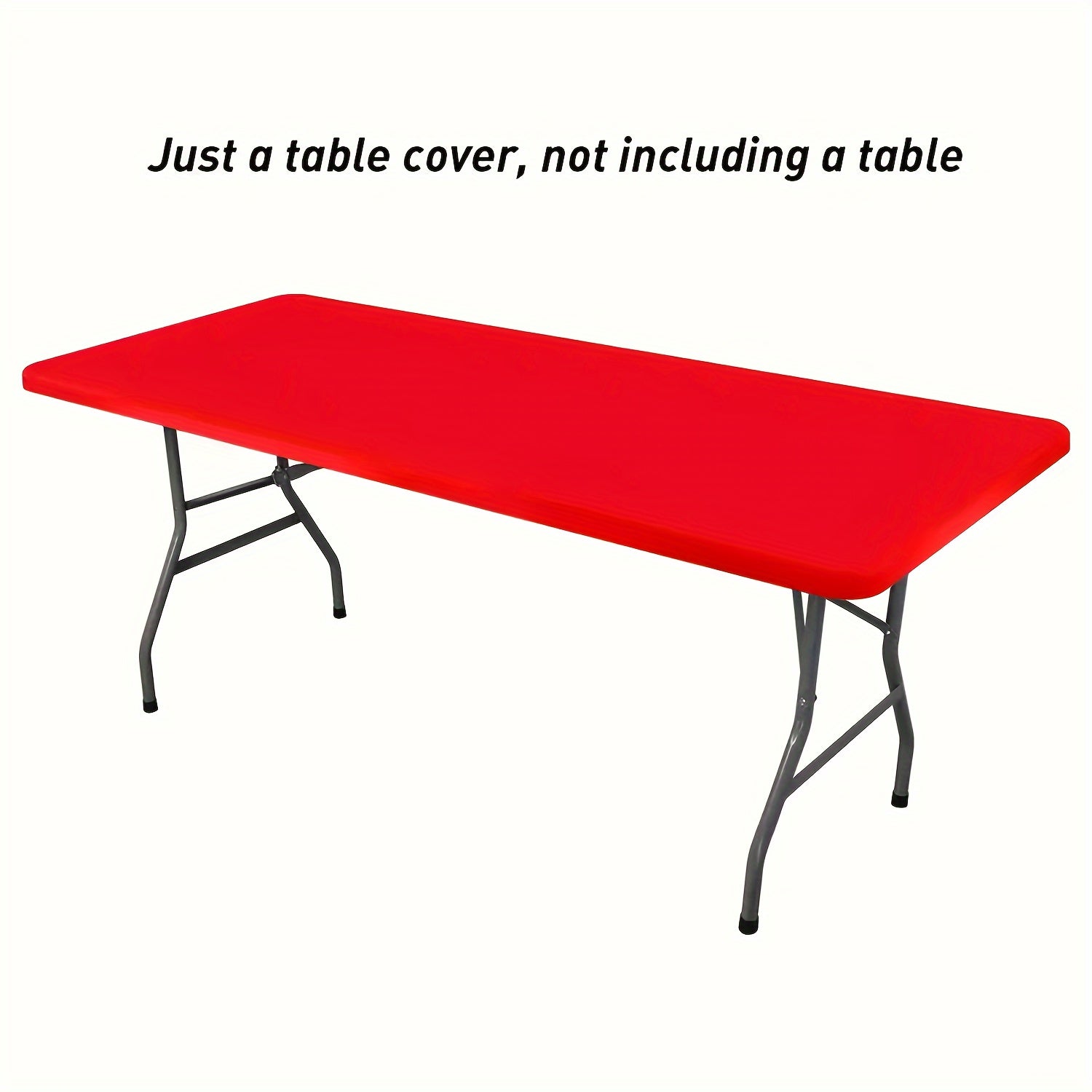 Elastic Stretch-Fit Tablecloth for Folding Tables Washable Indoor Outdoor 182.88cm