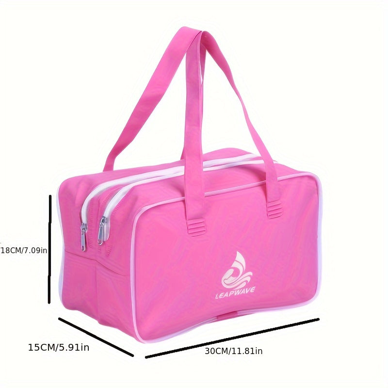 Waterproof EVA Travel Bag with Wet Dry Separation and Dual Zippers Black