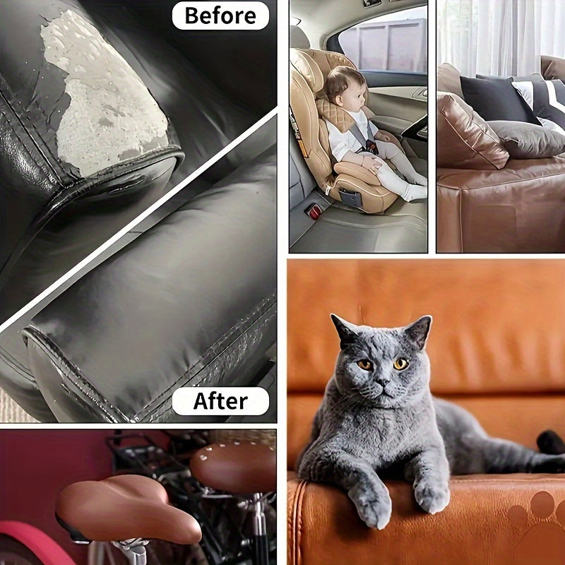 Большая самоклеящаяся многоцветная заплатка из искусственной кожи для ремонта мебели и проектов DIY