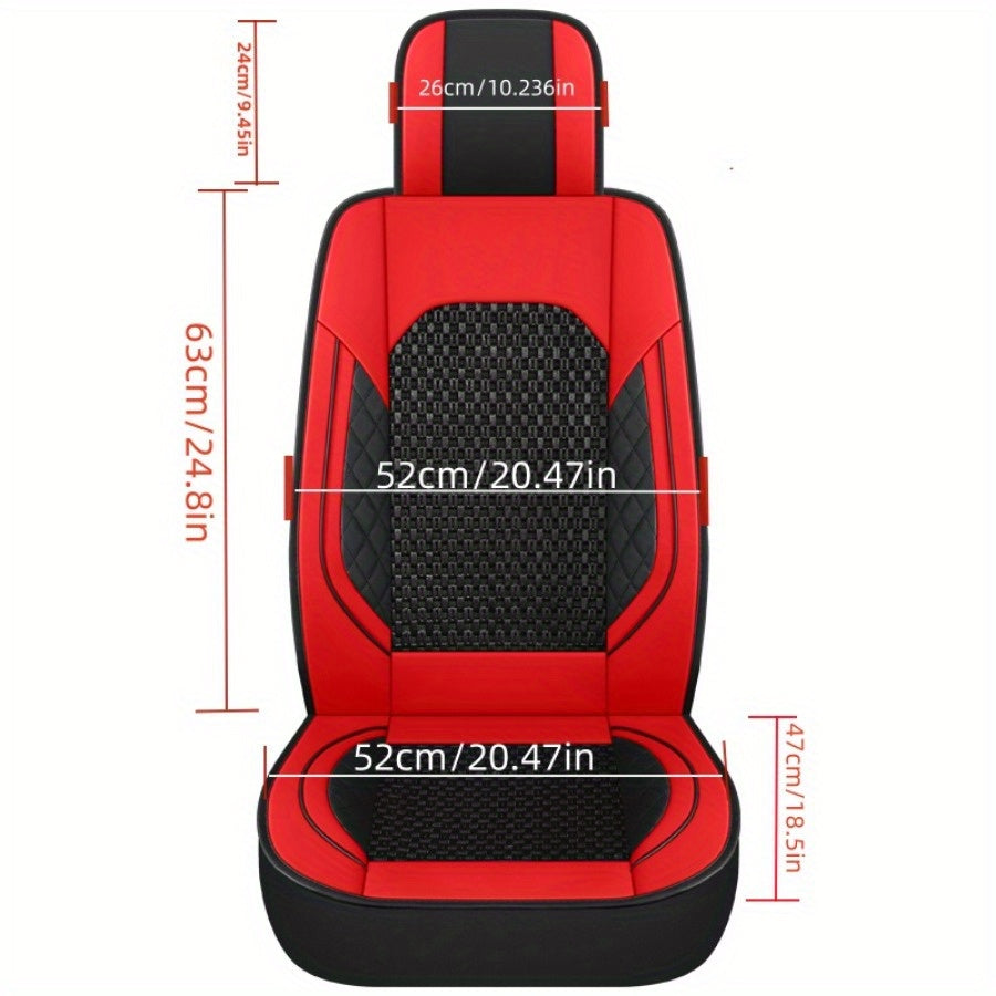 Summer Breathable Full Coverage Car Seat Cushion Set Wear-Resistant Non-Slip