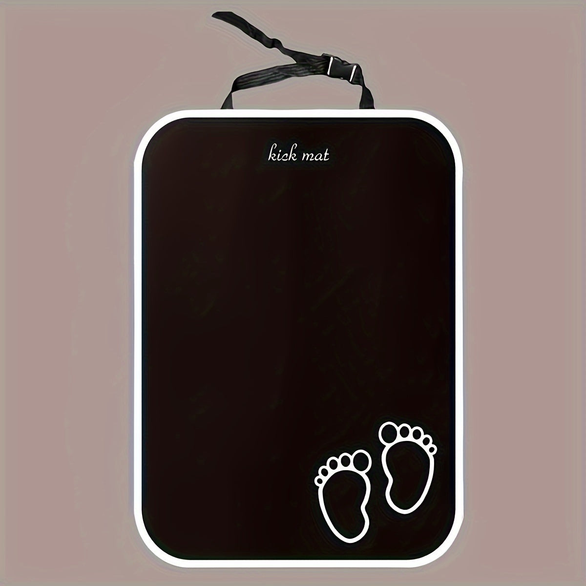 Car Seat Protector Set with Back Seat Protection Pad and Black Kick Mat