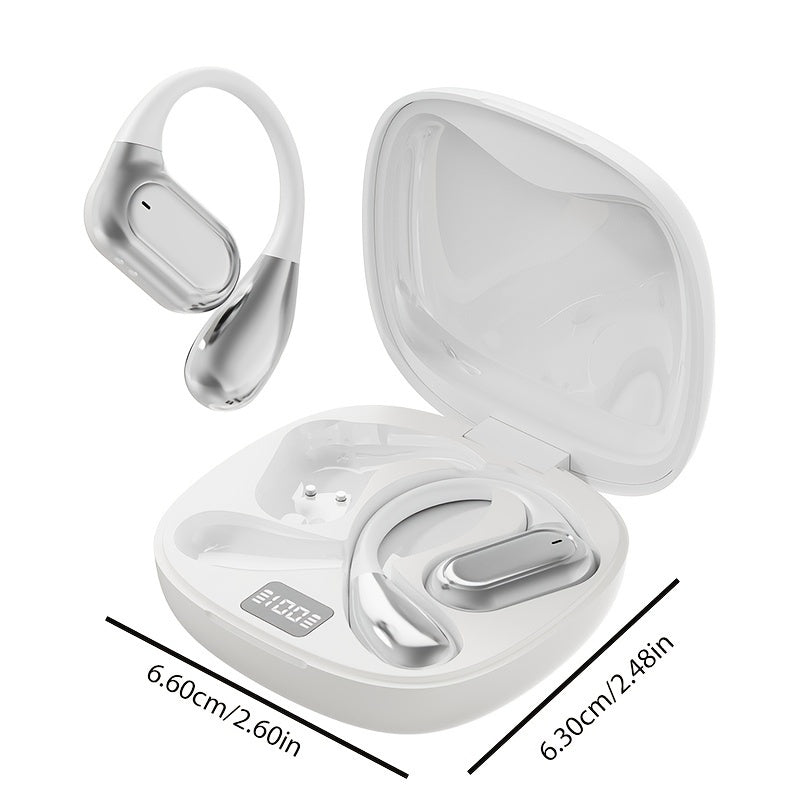 Wireless On-Ear Earbuds with HD Calling and HIFI Bass for Android and iPhone