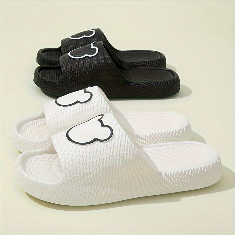 Women’s Cartoon Bear EVA Slides Non-Slip Thick Sole Indoor Outdoor Flip Flops