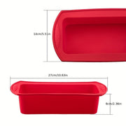 Silicone Loaf Pan Non-Stick Baking Bread Toast Kitchen Bakeware 27cm