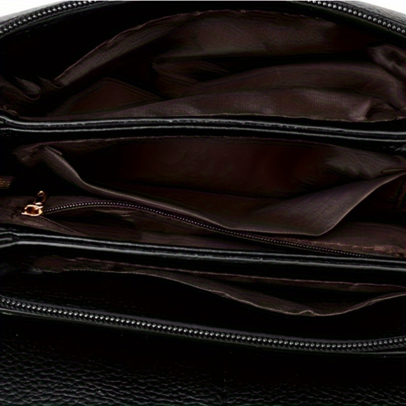 Bolso de noche para mujer bandolera con gran capacidad y correa desmontable en negro rojo blanco trigo