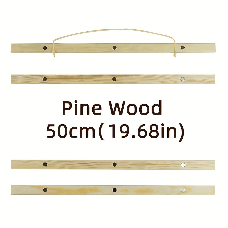 Деревянные магнитные зажимы для подвешивания постеров, холстов и фотографий.