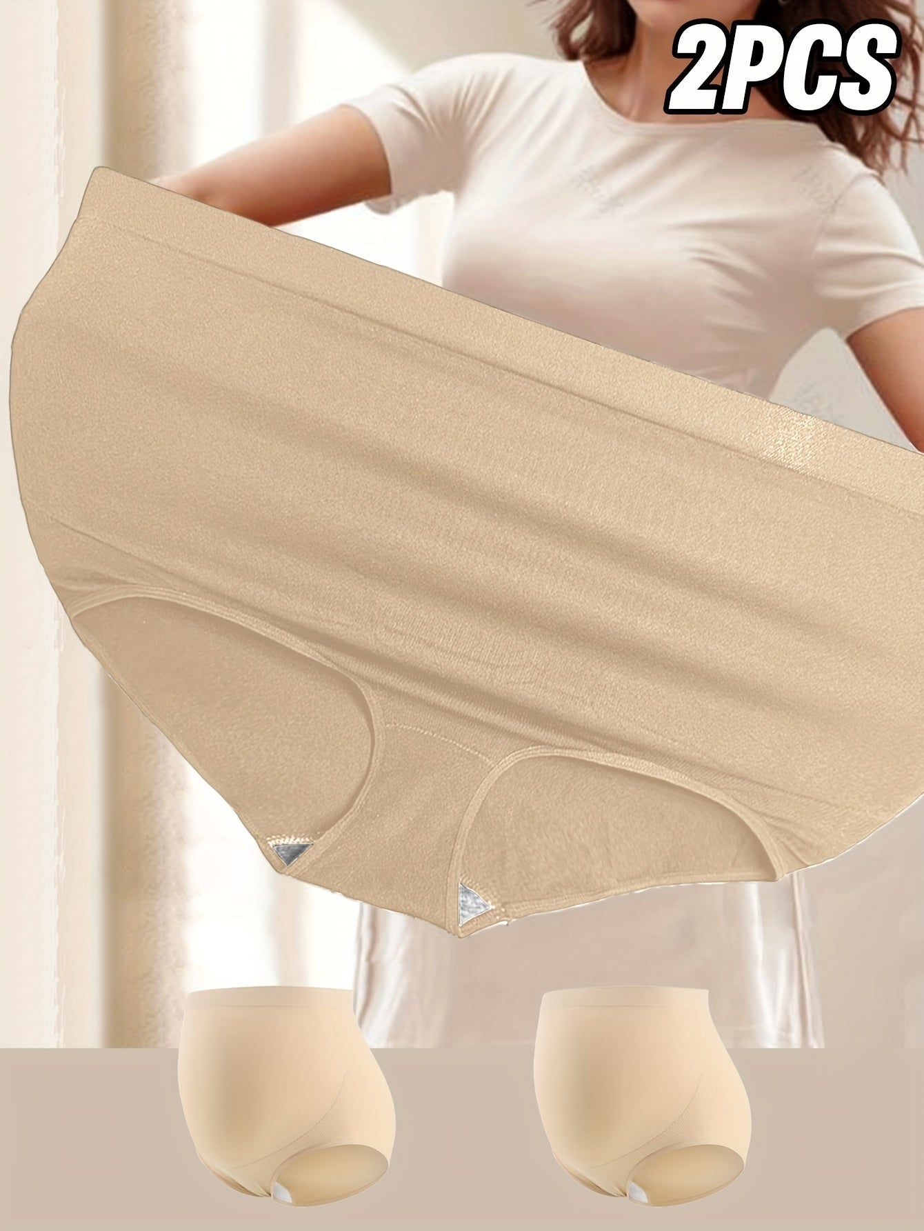 Бесшовные корректирующие трусы большого размера для женщин, контроль живота, дышащие, для всех сезонов
