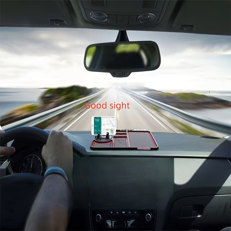 Avtomobil Universal Burilish Telefon Stendi Dual Karta O'rindigi Antiskid Yostiq Aksesuarlar