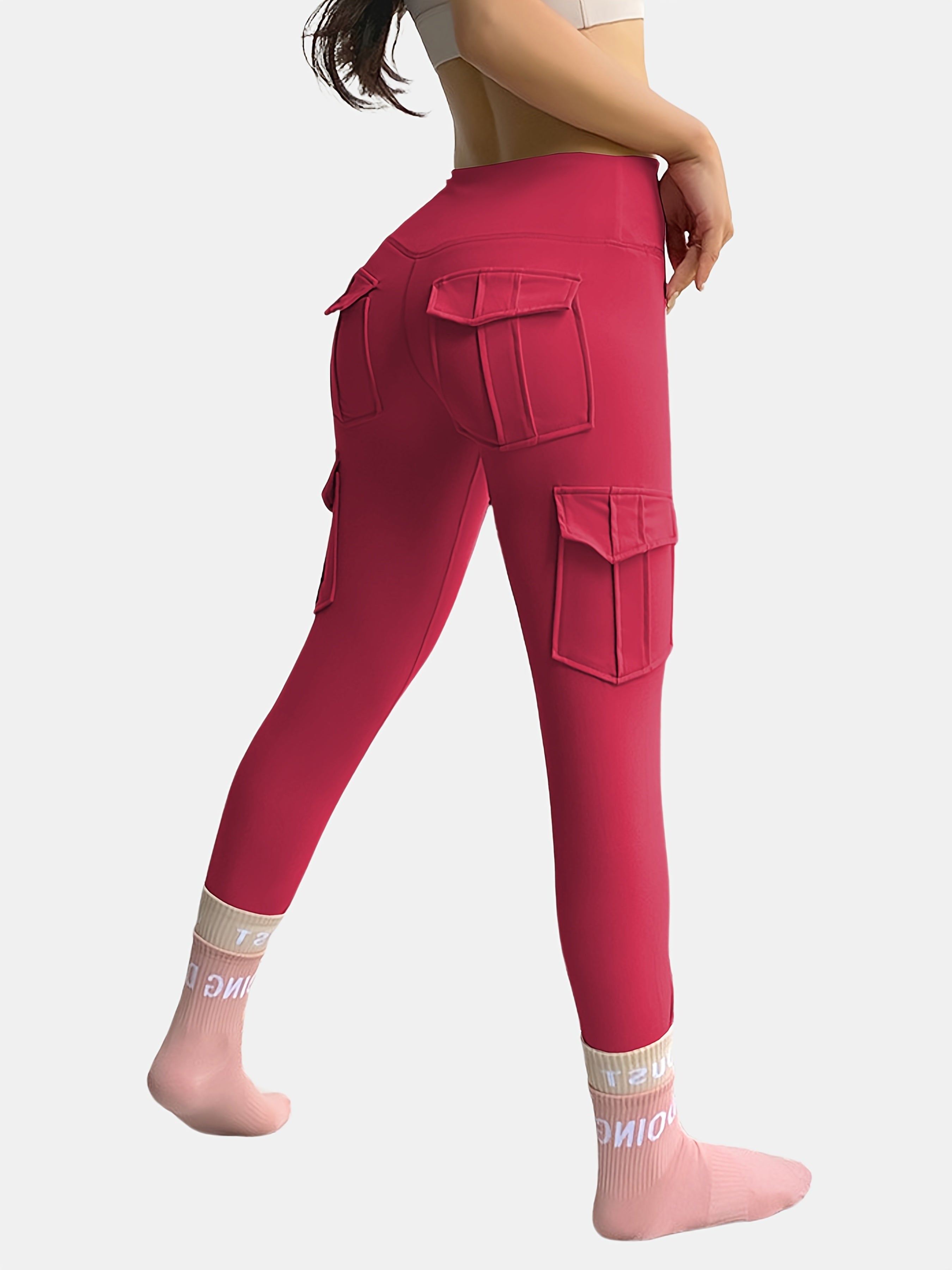 Pack de 3 pantalones deportivos para mujer con cintura elástica que absorbe la humedad para yoga y correr