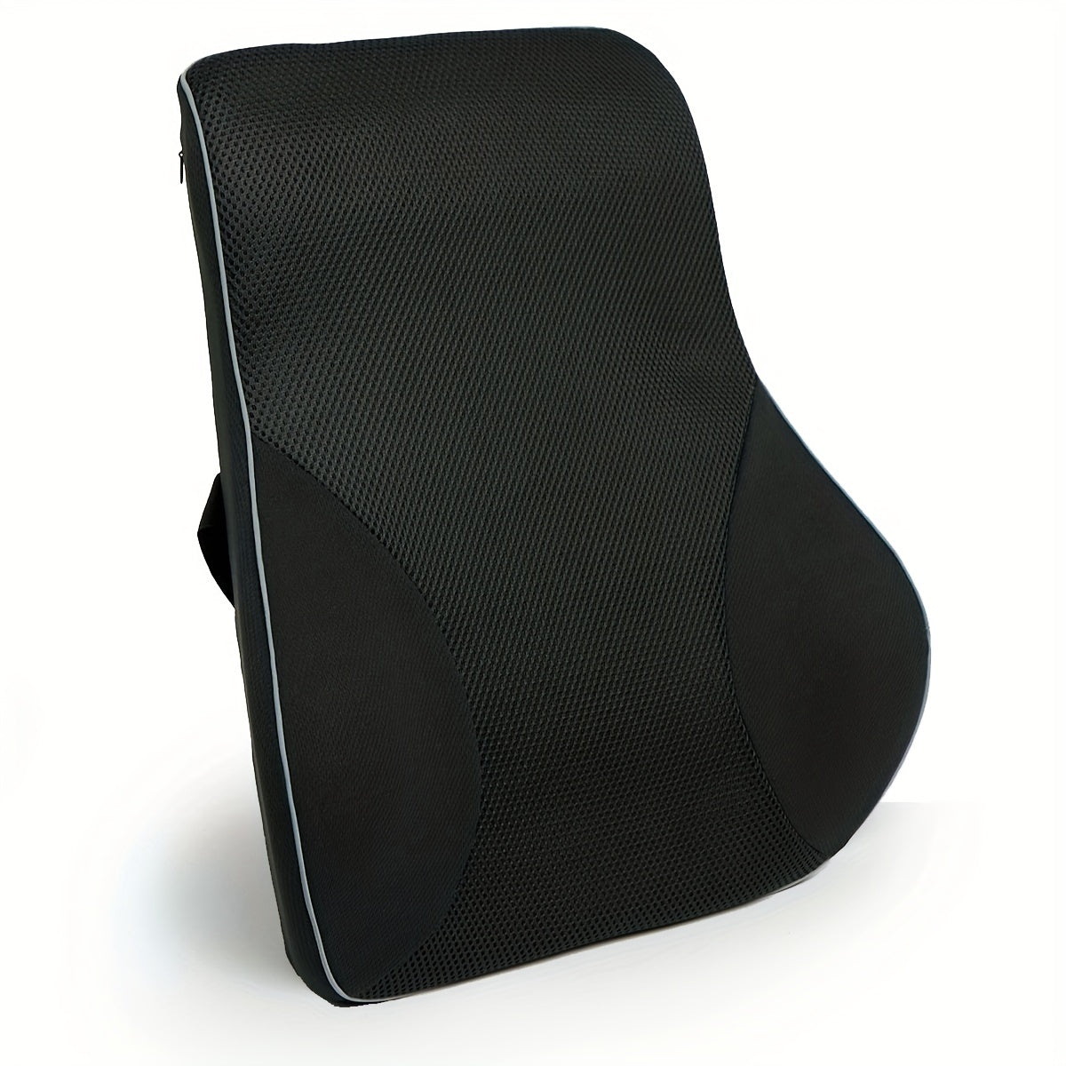 Memory Foam Lumbar Support Pillow for Office Chair Car Seat Back Pain Relief Black