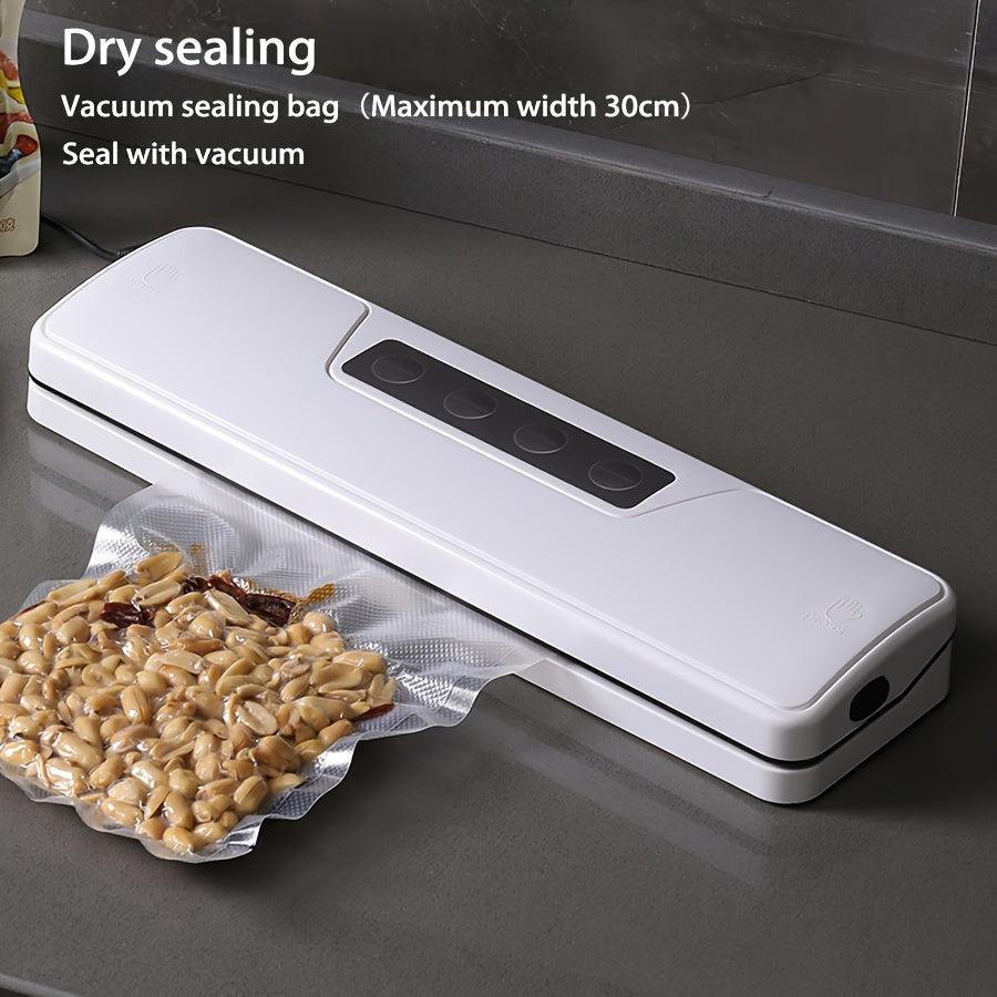 Avtomatik oziq-ovqat vakuum yopishqoq, yengil va kompakt, EU rozetkasi, 10 ta paket